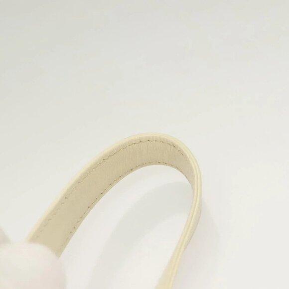 SAINT LAURENT Hand Bag Nylon Beige Auth BA3156 - Picture 8 of 16